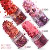 Polvo de glitter polvo de glitter joyería para uñas lentejuelas traje degradado láser Esmalte de uñas pegamento maquillaje epoxi delgado