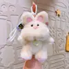 Nuevo Llavero de Muñeca de Conejo Lindo de Peluche, Pequeño Regalo Exquisito, Colgante de Muñeca para Mochila, Accesorios Pequeños al por Mayor