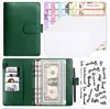 Caderno de Anotações A6 Folha Solta para Guardar Dinheiro Estilo Fresco Simples Transfronteiriço Caderno Diário de Estudante em Estoque