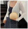 Bolsa de Cena Acrílica de Venta Caliente Transfronteriza Bolsa de Concha Color Caramelo Bolso de Mano de Moda para Mujer Bolso de Caja Dura para Fiesta