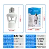 Suministro Directo de Fábrica Sensor de Cuerpo Humano Infrarrojo Portalámparas E27 Portalámparas con Sensor de Rosca B22 Luz de Interruptor con Sensor LED