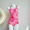 "Pó de Borboleta" Maiô de Competição Feminino 2025 Novo Peça Única Triângulo Sexy Piscina Especial Roupa de Treinamento Profissional