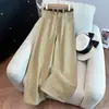 Pantalones de pierna ancha estrechos de moda para mujer, nuevos para Primavera y Otoño 2026, de cintura alta, adelgazantes, fluidos, versátiles, casuales, rectos