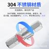 Conector rápido para tubo de aire de acero inoxidable 304 tipo C de autobloqueo macho y hembra de conexión rápida accesorios para bomba de aire y compresor de aire colección completa neumático