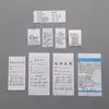 Etiqueta Tejida de Marca Registrada Cinta de Orillo Hecha a Medida Etiqueta Lavable Fabricante Juguete Artesanal Etiqueta de Ingredientes