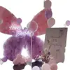 Decoración de Escena de Cumpleaños para Ceremonia de Adulto de 18 Años Chica Red Social Tema Mariposa Súper Tablero KT Fondo con Sentido Avanzado