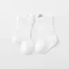 Calcetines de Bebé para Primavera y Verano, Calcetines Finos de Bebé para Recién Nacidos con Parte Superior Holgada, Calcetines de Malla Transpirables para Niños de Caña Media