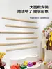 Estante de Exhibición para Joyería de Aretes, Calcetines, Estante de Exhibición de Madera Maciza para Tienda de Ropa de Pinzas para el Cabello, Joyería, Collares, Estante de Almacenamiento para Montar en la Pared
