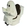 Artesanato Criativo de Resina Transfronteiriço Decoração de Halloween Leitura no Banheiro Fantasminha Fofo Desenho Animado Criativo Decoração de Mesa