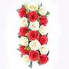 Parede de rosa biónica de fábrica arco de abertura de casamento parede de flores guia de flores para estrada adereços de casamento flor decorativa artesanal diy