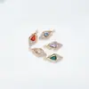 Set de Colgantes con Circonita Microincrustada de Gran Venta Transfronteriza, Accesorios de Joyería Hechos a Mano DIY Galvanizados, Materiales para Pulseras, Aretes y Pasadores