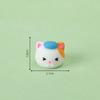 Muñeco de animal pequeño de aguas termales lindo y creativo, lindo grano tridimensional, accesorios de decoración de bricolaje, micro paisaje, adornos pequeños de escritorio