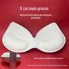 Almofadas de Silicone Espessas Imitando Látex de 6cm para Seios Pequenos, Especiais para Realçar a Aparência de um Busto Maior, Sutiã Regata que Faz o Busto Parecer Maior Sem Copas Vazias, Inserções Ultra-Espessas