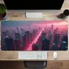 Alfombrilla de Ratón Grande para Videojuegos de Ciencia Ficción Ciudad Futura, Gruesa de Alta Gama y Resistente a Manchas para Mesa de Teclado de Computadora