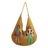 Bolso tejido de un solo hombro nuevo para viajes de verano, de mano, bolso tejido popular para mujer, moderno bolso de malla tejida de paja para playa, elegante