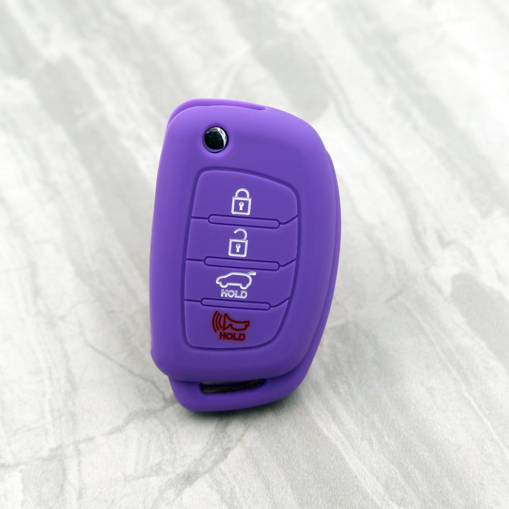 现代悦动钥匙套ix35锁匙包索纳塔硅胶保护套  (1).jp