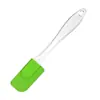 Raspador de Silicone Dividido para Venda por Atacado Raspador de Cozinha para Confeitaria Espátula para Bolo e Creme Resistente a Altas Temperaturas Raspador de Mistura Estoque Pronto