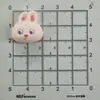Accesorios de resina con cabeza de animal lindos, pegamento de crema, adornos para el cabello DIY, gato, conejo y oso en miniatura, materiales para joyería hechos a mano