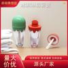 Novo Tubo de Batom Líquido Desenho Animado Fofo Sorvete Frasco Vazio de Batom 6ml Tubo de Brilho Labial Transparente Moldado por Injeção Tubo de Batom Líquido Recarregável