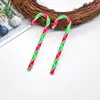 Decoración Navideña Transfronteriza Muletas Acrílicas Decoración de Dulces Bastones Árbol de Navidad Colgantes de Regalo Muletas Pequeñas Al Por Mayor