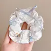 Ligas para el Cabello de Encaje Lindas y Dulces, Ligas Azules de Cuadros Grandes Estilo Coreano, Scrunchies para Niños, Accesorios para el Cabello al por Mayor