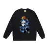 Marca de moda transfronteriza BAPE estampado de camuflaje de mono, nueva colección de invierno estilo japonés, sudadera unisex de cuello redondo