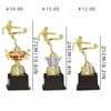 Trofeo para Portero Personalizado MVP Club Escuela Clase de Entrenamiento Niños Competición Deportiva de Fútbol Plástico Pequeño Trofeo