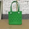 Explosiones transfronterizas europeas y americanas impermeable eva bolsa de playa con agujeros bolsa de almacenamiento bolsa para exteriores lavable capacidad en stock