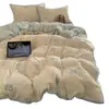 Juego de Cama Individual de Cuatro Piezas Algodón Puro Nueva Funda de Edredón Bordada Sábana Juego de Tres Piezas para Dormitorio Estudiantil