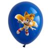 Balões de Folha de Alumínio do Sonic the Hedgehog Transfronteiriços, Balões de Decoração de Festa de Aniversário com Personagem Cartoon Sonic