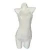 Noite Piano Lingerie Sedutora Estilo Ascético Gola Halter Sem Mangas Bodycon Vestido Flertando Interesse Sexual Novo Estilo Feminino Vestido Slip para Encontro 7824