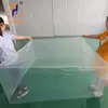 Nuevo Material PE Bolsa Plana Cuadrada de Fondo Alto Bolsa Transparente Personalizada Bolsa PE Bolsa Plegable Bolsa Plana Cuadrada de Fondo