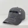 Gorra de Béisbol Personalizada de Nuevo Estilo, Bordada, Sin Parche, Parte Superior Suave, Desgastada, para Mujer, Sombrero Casual Versátil, Moderno, Adelgazante, Protector Solar para Exteriores