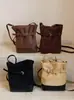 Bolso Cubo Retro Esmerilado para Mujer 2026 Nuevo Bloque de Color de Moda Otoño/Invierno Bolso de Hombro Único Textura de Alta Calidad Bolso Cruzado