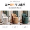 Taburete Giratorio Escandinavo para Vestir Dormitorio Respaldo Tocador Silla de Maquillaje para el Hogar Popular Taburete de Maquillaje para Vestidor Madera Maciza