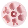 Molde para bolo de arroz pode ser cozido no vapor bolo de esmolas flor de inseto coelho comida de bebê gelatina pudim gelatina branca molde de gesso