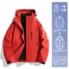 Traje de Montañismo Tres en Uno a Prueba de Viento e Impermeable Woodpecker Yellow Jacket para Mujer 2025 Nuevo Primavera y Otoño Chaqueta de Trabajo