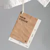 Etiquetas Colgantes de Papel Enrollado a Mano de Gama Alta, Etiquetas Colgantes Personalizadas para Tiendas de Ropa, Etiquetas para Ropa de Mujer, Impresión a Medida, Stock Listo Universal