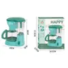 Casa de Juego para Niñas Popular Transfronteriza Cafetera Eléctrica Batidora Licuadora Set de Electrodomésticos Artificiales para el Hogar con Luz y Sonido