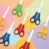 Tijeras Infantiles de Colores con Marcas de Escala, Seguras para Estudiantes de Primaria, Tijeras Pequeñas Domésticas de Punta Redonda para Manualidades y Corte de Papel, Estilo Tiktok