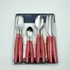 Talheres Baratos Cubiertos Cutlery Conjunto de Aço Inoxidável de 17 Peças Conjunto de Louças de Mesa com 25 Peças