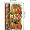 Nueva Temporada de Cosecha de Otoño Transfronteriza Banderas de Jardín Decoraciones para el Patio de Acción de Gracias Escena de Montaje para Fiesta Festiva de Otoño Feliz