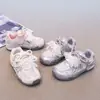 Zapatillas de Encaje con Estrellas para Niños 2026 Estilo Nuevo de Primavera Zapatillas de Moda para Niñas con Moño Estilo Ballet Forrest Gump