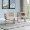 Sillón individual, acero inoxidable color dorado de lujo ligero, moderno minimalista para sala de estar, recepción de ocio y silla de reunión