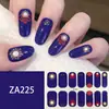 ZA - Adhesivo para uñas blanco sin hornear, totalmente impermeable, parche para decoración de uñas, sensación avanzada, simple, pegamento para esmalte de uñas al por mayor