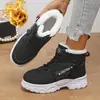Botas Martin para mujer de talla grande de comercio exterior transfronterizo 2026 nuevos zapatos de algodón para otoño e invierno botines cortos zapatos deportivos casuales de felpa de caña alta para mujer