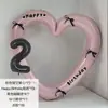 Nuevo Marco de Fotos de Amor Hueco de 40 pulgadas Globo de Película de Aluminio Decoración para Fiesta de Cumpleaños de Bebé Accesorios para Fotos de Boda