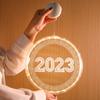 2023 Año del Conejo Luces Decorativas Ambiente de Festival de Primavera Suministros Decorativos Año Nuevo Luces Colgantes Luminosas de la Fortuna Linternas de la Fortuna para Habitación de Año Nuevo