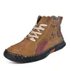 Amazon Transfronteiriça Novo Modelo Tamanho 48 Calçados Masculinos de Cano Médio, Tamanho Grande Botas Curtas para Exterior, Tamanho Grande Botas Martin de Comércio Exterior Quentes