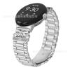 Adequado para Pulseira de Relógio Google 1/2 Google Pixel Watch 3/4 41mm Borboleta Brilhante Pulseira de Relógio de Três Contas